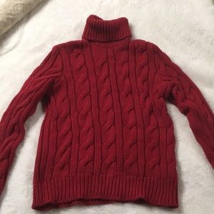 💐Sale! Red Turtleneck Sweater